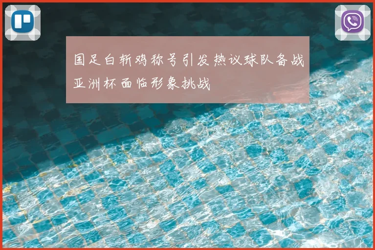 国足白斩鸡称号引发热议球队备战亚洲杯面临形象挑战